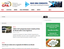 Tablet Screenshot of gpalognews.com.br